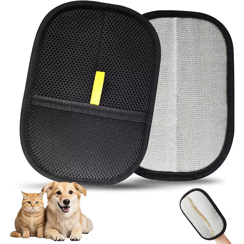 Pet Hair Removal Gloves Dog Cat Electrostatic Hair Removal Brush Gloves Hair Adhesive Gloves Carpet Clothing Cleaning Brush
