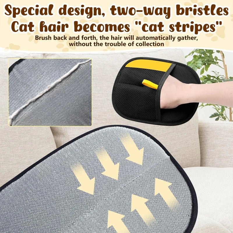 Pet Grooming Glove – Deshedding & Massage