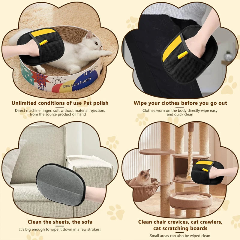 Pet Grooming Glove – Deshedding & Massage
